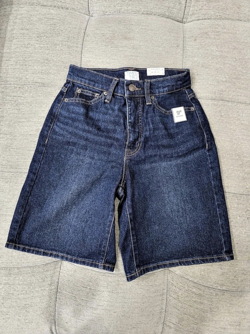 Time and Tru Bermuda High Rise Bermuda Girls Size 9 NWT